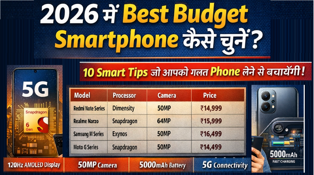 2026 Me Best Budget Smartphone Kaise Chune