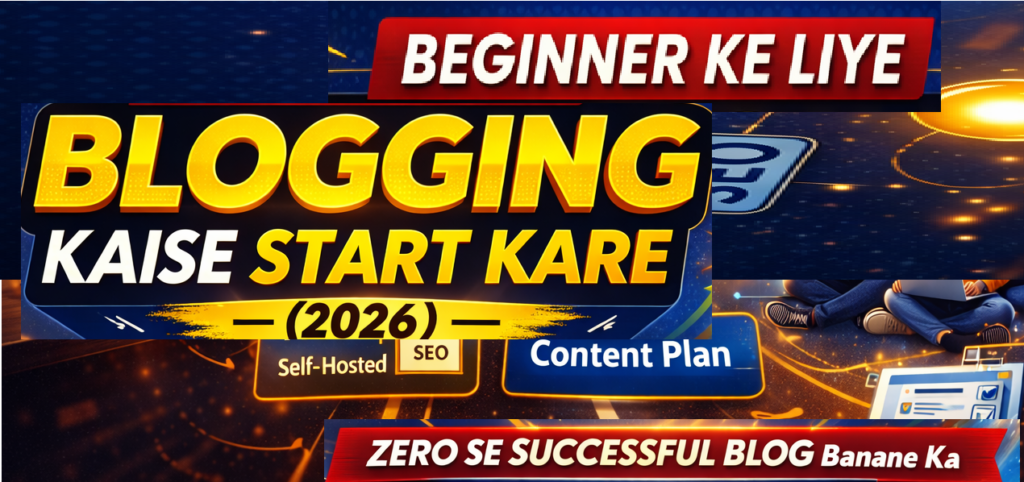 Beginner Ke Liye Blogging Kaise Start Kare