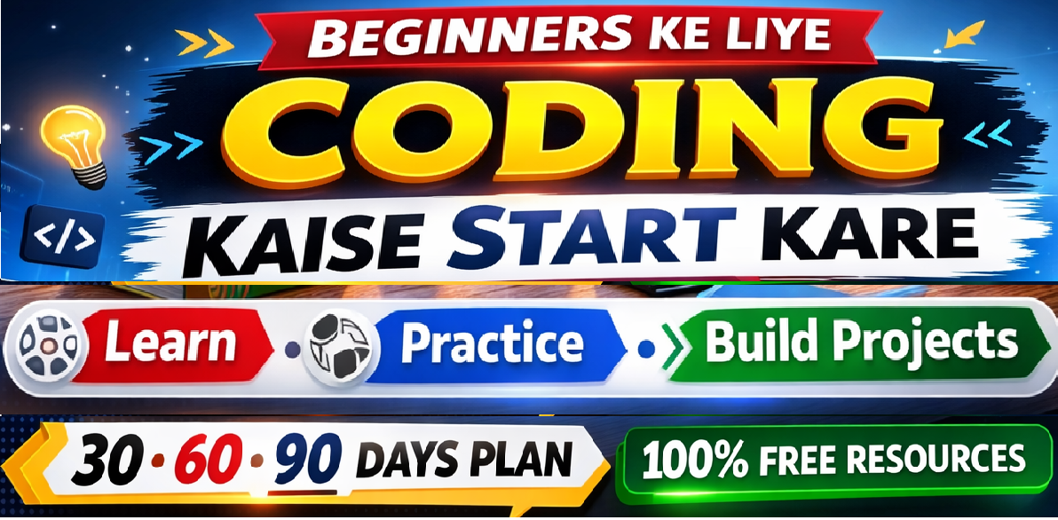 Beginners Ke Liye Coding Kaise Start Kare