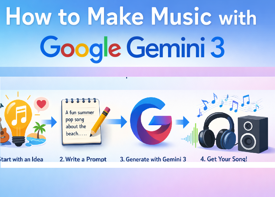Google Gemini se music kaise banaye