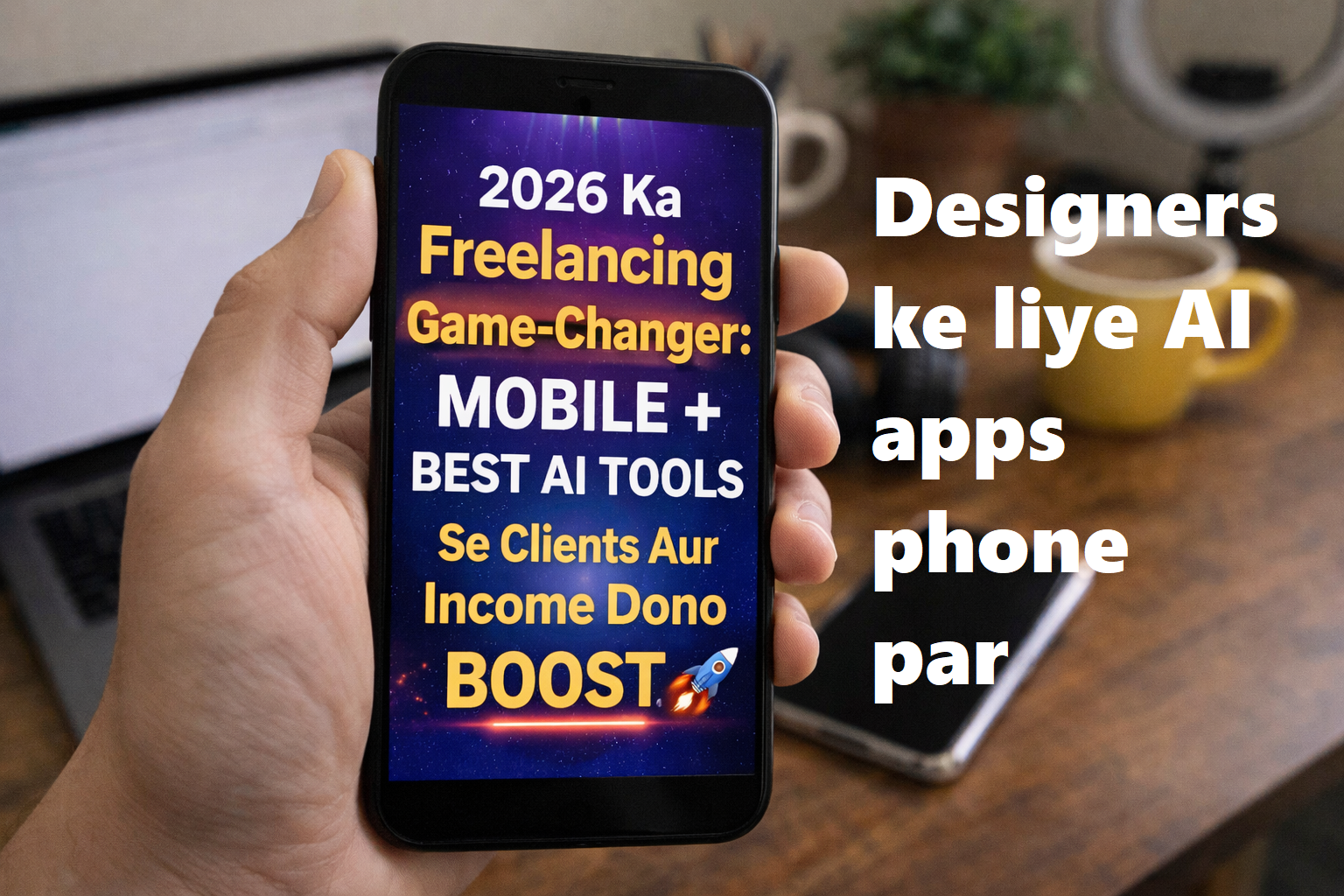 designers ke liye AI apps phone par