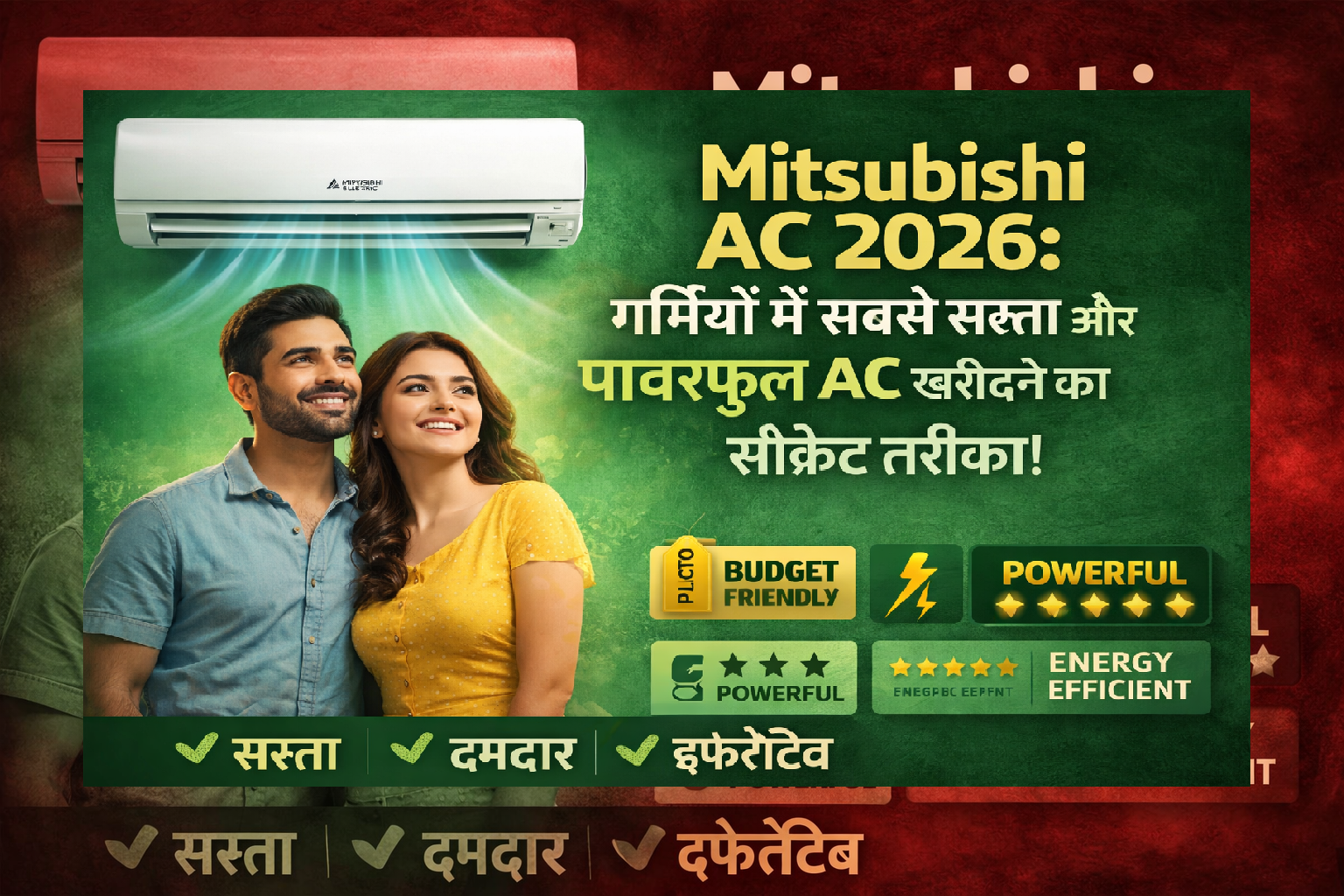 Mitsubishi AC: गर्मियों में सस्ता और दमदार AC लेने का सबसे स्मार्ट तरीका!