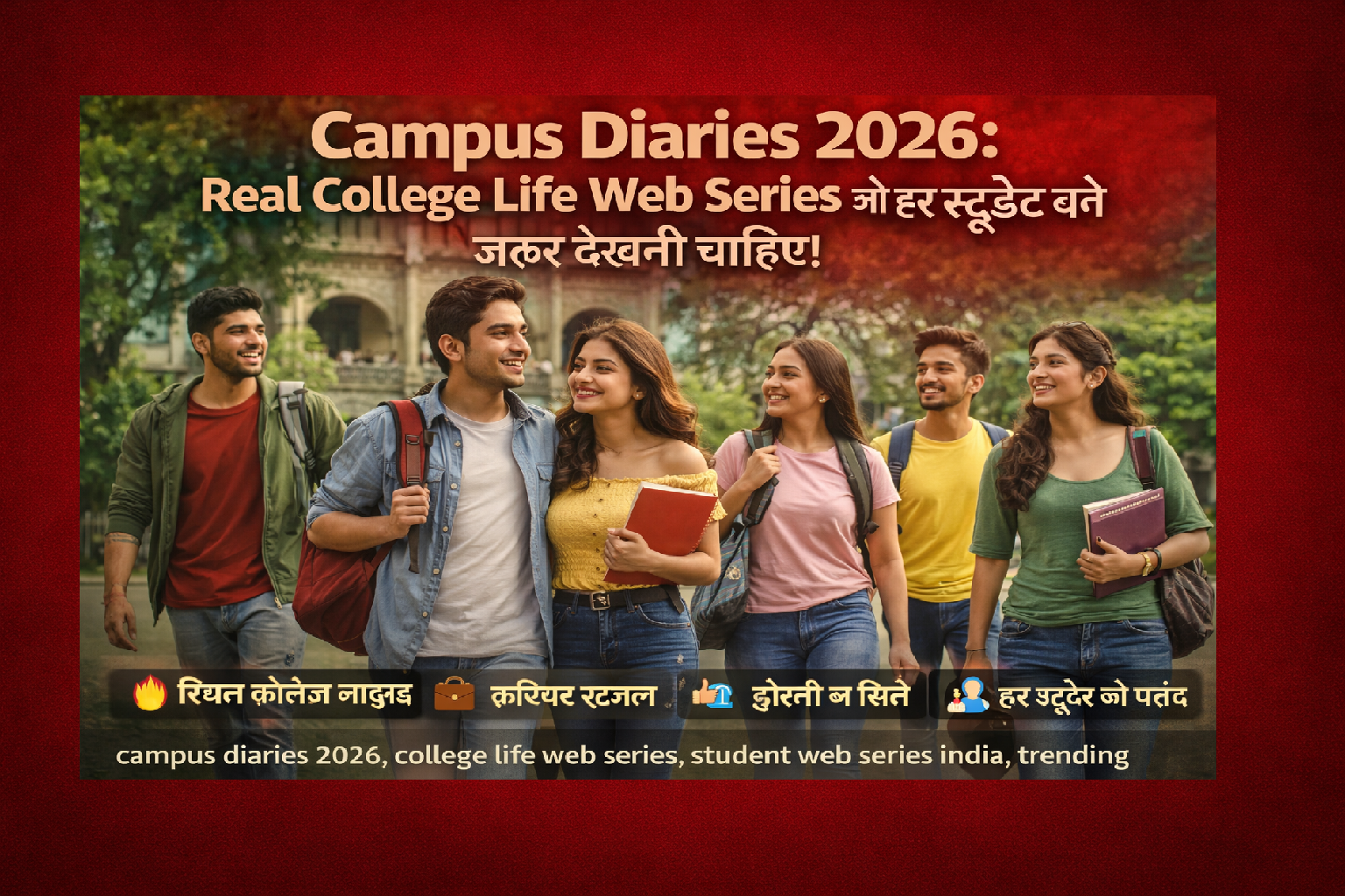 Campus Diaries (2026): Real College Life Web Series जो हर स्टूडेंट को देखनी चाहिए!