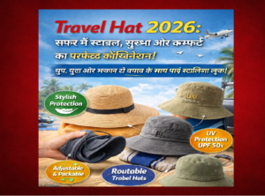 Travel Hat 2026: धूप, धूल और थकान से बचाव के साथ पाएं स्टाइलिश लुक – हर ट्रैवलर के लिए जरूरी गाइड!